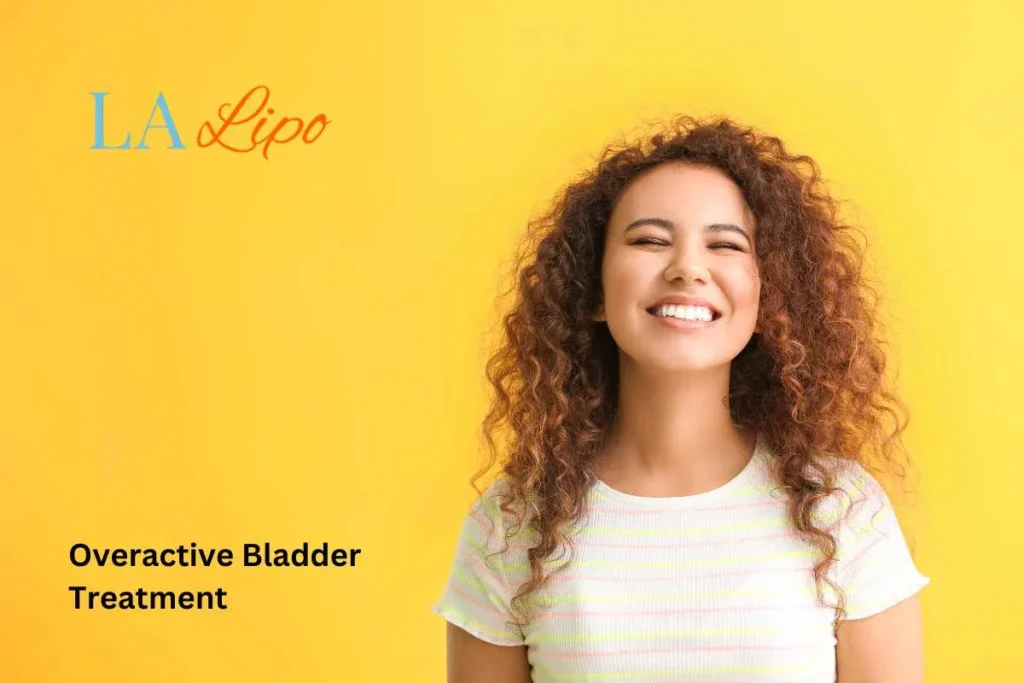 woman smiling about overactive bladder treatment Oxford solutions