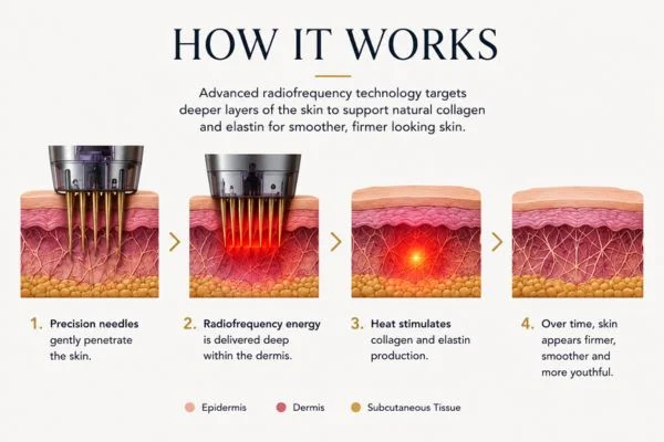 Diagram of how Collagen Lift Therapy Oxford works
